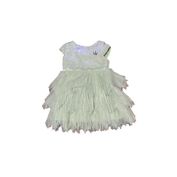 DISNEY STORE Tiana Fancy Dress Girls Party Dress Princess and the Frog Girls 3 - Picture 1 of 5